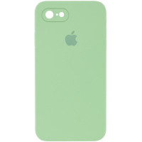 Custodia Silicone Case Square Full Camera Protective (AA) per Apple iPhone 7 / 8 / SE (2020) (4.7) - Menta / Mint