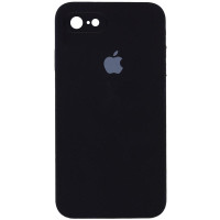 Custodia Silicone Case Square Full Camera Protective (AA) per Apple iPhone 7 / 8 / SE (2020) (4.7) - Nero / Black