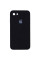 Custodia Silicone Case Square Full Camera Protective (AA) per Apple iPhone 7 / 8 / SE (2020) (4.7) - Nero / Black - foto