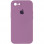 Чехол Silicone Case Square Full Camera Protective (AA) для Apple iPhone 7 / 8 / SE (2020) (4.7) - Лиловый / Lilac Pride