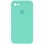 Чохол Silicone Case Square Full Camera Protective (AA) для Apple iPhone 7 / 8 / SE (2020) (4.7) - Бірюзовий / Turquoise