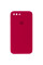 Чехол Silicone Case Square Full Camera Protective (AA) для Apple iPhone 7 plus / 8 plus (5.5) - Красный / Rose Red - фото