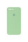 Чехол Silicone Case Square Full Camera Protective (AA) для Apple iPhone 7 plus / 8 plus (5.5) - Мятный / Mint - фото