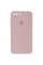 Чохол Silicone Case Square Full Camera Protective (AA) для Apple iPhone 7 plus / 8 plus (5.5) - Рожевий / Pink Sand