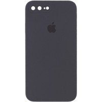 Чехол Silicone Case Square Full Camera Protective (AA) для Apple iPhone 7 plus / 8 plus (5.5) - Серый / Dark Gray