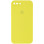 Чохол Silicone Case Square Full Camera Protective (AA) для Apple iPhone 7 plus / 8 plus (5.5) - Жовтий / Bright Yellow