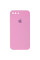 Чехол Silicone Case Square Full Camera Protective (AA) для Apple iPhone 7 plus / 8 plus (5.5) - Розовый / Light pink - фото