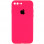 Чохол Silicone Case Square Full Camera Protective (AA) для Apple iPhone 7 plus / 8 plus (5.5) - Рожевий / Barbie pink