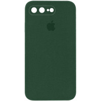 Чохол Silicone Case Square Full Camera Protective (AA) для Apple iPhone 7 plus / 8 plus (5.5) - Зелений / Cyprus Green