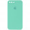 Чохол Silicone Case Square Full Camera Protective (AA) для Apple iPhone 7 plus / 8 plus (5.5) - Бірюзовий / Turquoise