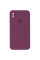Custodia Silicone Case Square Full Camera Protective (AA) per Apple iPhone X / XS (5.8) - Bordeaux / Maroon - foto