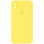 Чехол Silicone Case Square Full Camera Protective (AA) для Apple iPhone XS / X (5.8) - Желтый / Yellow