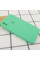 Чохол Silicone Case Square Full Camera Protective (AA) для Apple iPhone X / XS (5.8) - Зелений / Spearmint - фото