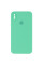 Чохол Silicone Case Square Full Camera Protective (AA) для Apple iPhone X / XS (5.8) - Зелений / Spearmint - фото
