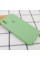 Чохол Silicone Case Square Full Camera Protective (AA) для Apple iPhone XS / X (5.8) - М'ятний / Mint - фото