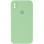 Чехол Silicone Case Square Full Camera Protective (AA) для Apple iPhone XS / X (5.8) - Мятный / Mint