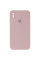 Чехол Silicone Case Square Full Camera Protective (AA) для Apple iPhone XS / X (5.8) - Розовый / Pink Sand - фото