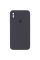 Чохол Silicone Case Square Full Camera Protective (AA) для Apple iPhone X / XS (5.8) - Сірий / Dark Gray - фото