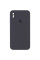 Чохол Silicone Case Square Full Camera Protective (AA) для Apple iPhone XS / X (5.8) - Сірий / Dark Gray