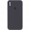 Чехол Silicone Case Square Full Camera Protective (AA) для Apple iPhone XS / X (5.8) - Серый / Dark Gray