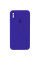 Чехол Silicone Case Square Full Camera Protective (AA) для Apple iPhone XS / X (5.8) - Фиолетовый / Ultra Violet