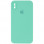 Чохол Silicone Case Square Full Camera Protective (AA) для Apple iPhone XS / X (5.8) - Бірюзовий / Turquoise