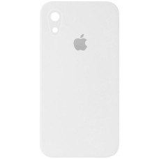 Custodia Silicone Case Square Full Camera Protective (AA) per Apple iPhone XR (6.1) - Bianco / White