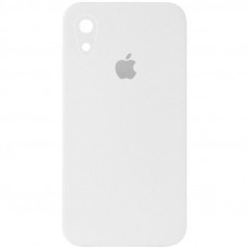 Чохол Silicone Case Square Full Camera Protective (AA) для Apple iPhone XR (6.1) - Білий / White