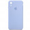 Чехол Silicone Case Square Full Camera Protective (AA) для Apple iPhone XR (6.1) - Голубой / Lilac Blue