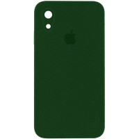 Custodia Silicone Case Square Full Camera Protective (AA) per Apple iPhone XR (6.1) - Verde / Army green