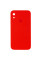 Чехол Silicone Case Square Full Camera Protective (AA) для Apple iPhone XR (6.1) - Красный / Red - фото