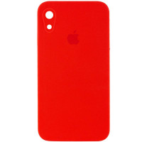 Custodia Silicone Case Square Full Camera Protective (AA) per Apple iPhone XR (6.1) - Rosso / Red