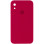 Чохол Silicone Case Square Full Camera Protective (AA) для Apple iPhone XR (6.1) - Червоний / Rose Red