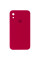 Чохол Silicone Case Square Full Camera Protective (AA) для Apple iPhone XR (6.1) - Червоний / Rose Red - фото