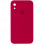 Чехол Silicone Case Square Full Camera Protective (AA) для Apple iPhone XR (6.1) - Красный / Rose Red