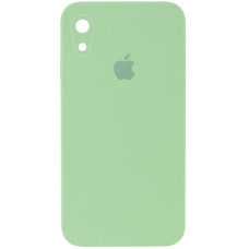 Чехол Silicone Case Square Full Camera Protective (AA) для Apple iPhone XR (6.1) - Мятный / Mint