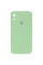 Custodia Silicone Case Square Full Camera Protective (AA) per Apple iPhone XR (6.1) - Menta / Mint - foto