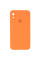 Custodia Silicone Case Square Full Camera Protective (AA) per Apple iPhone XR (6.1) - Arancione / Papaya - foto