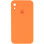 Чохол Silicone Case Square Full Camera Protective (AA) для Apple iPhone XR (6.1) - Помаранчевий / Papaya