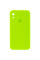 Custodia Silicone Case Square Full Camera Protective (AA) per Apple iPhone XR (6.1) - Verde chiaro / Neon Green - foto