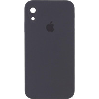 Custodia Silicone Case Square Full Camera Protective (AA) per Apple iPhone XR (6.1) - Grigio / Dark Gray