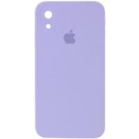 Custodia Silicone Case Square Full Camera Protective (AA) per Apple iPhone XR (6.1) - Lilla / Dasheen