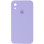 Чохол Silicone Case Square Full Camera Protective (AA) для Apple iPhone XR (6.1) - Бузковий / Dasheen