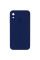 Чохол Silicone Case Square Full Camera Protective (AA) для Apple iPhone XR (6.1) - Темно-синій / Midnight blue - фото