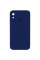 Custodia Silicone Case Square Full Camera Protective (AA) per Apple iPhone XR (6.1) - Blu scuro / Midnight blue - foto