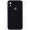 Чохол Silicone Case Square Full Camera Protective (AA) для Apple iPhone XR (6.1) - Чорний / Black