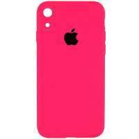 Custodia Silicone Case Square Full Camera Protective (AA) per Apple iPhone XR (6.1) - Rosa / Barbie pink