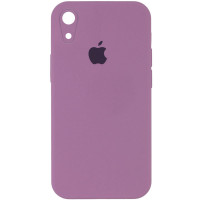 Чехол Silicone Case Square Full Camera Protective (AA) для Apple iPhone XR (6.1) - Лиловый / Lilac Pride