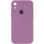 Чохол Silicone Case Square Full Camera Protective (AA) для Apple iPhone XR (6.1) - Ліловий / Lilac Pride