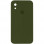 Чохол Silicone Case Square Full Camera Protective (AA) для Apple iPhone XR (6.1) - Зелений / Dark Olive